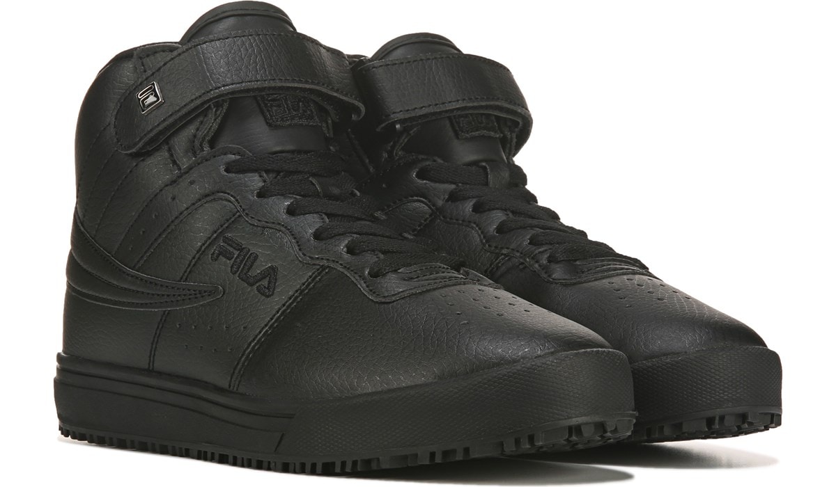 all black high top filas