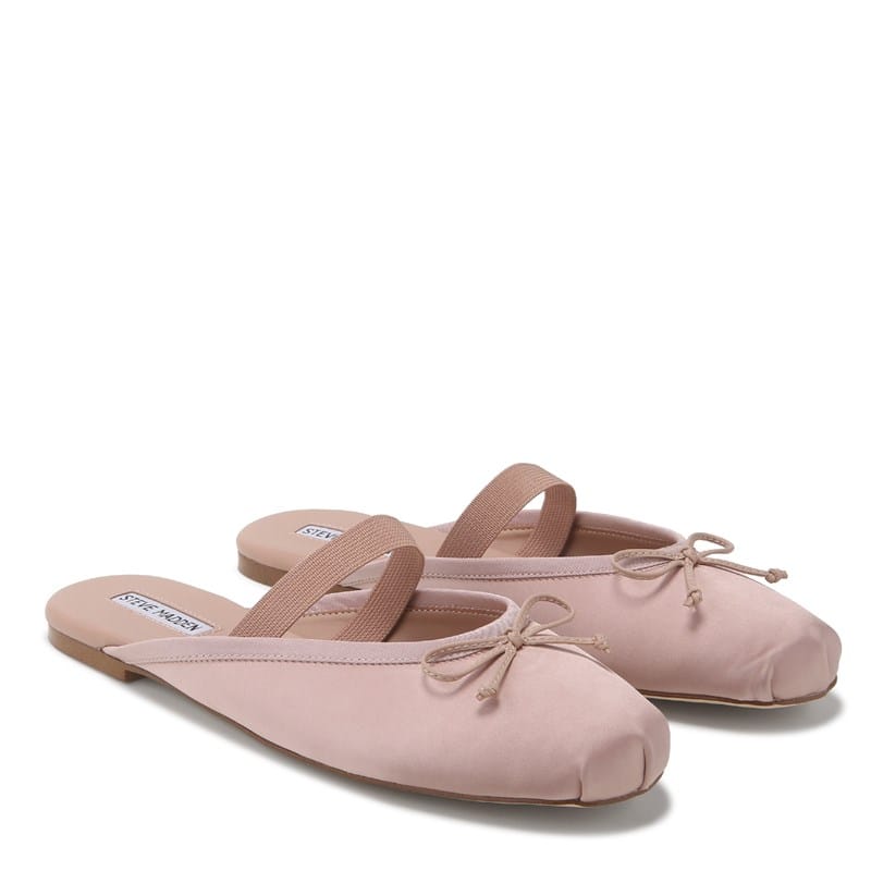 Steve Madden Women's Cutesy Ballet Flat Shoes (Pink Satin) - Size 6.0 M