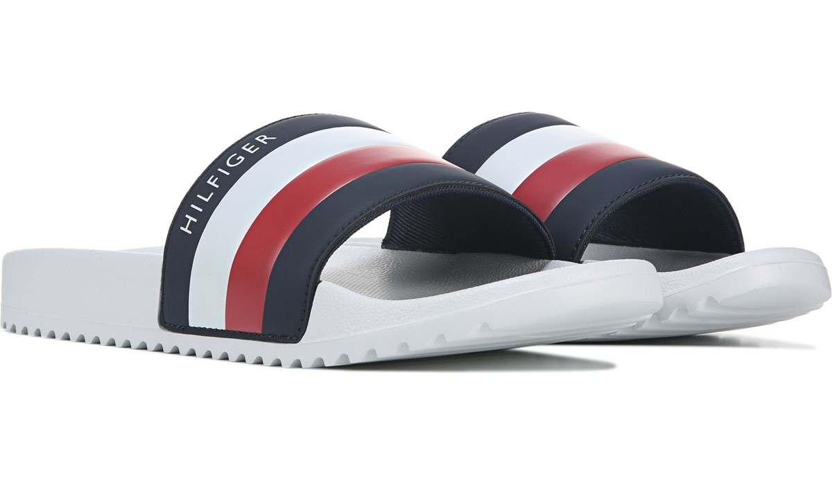 tommy hilfiger slide ons