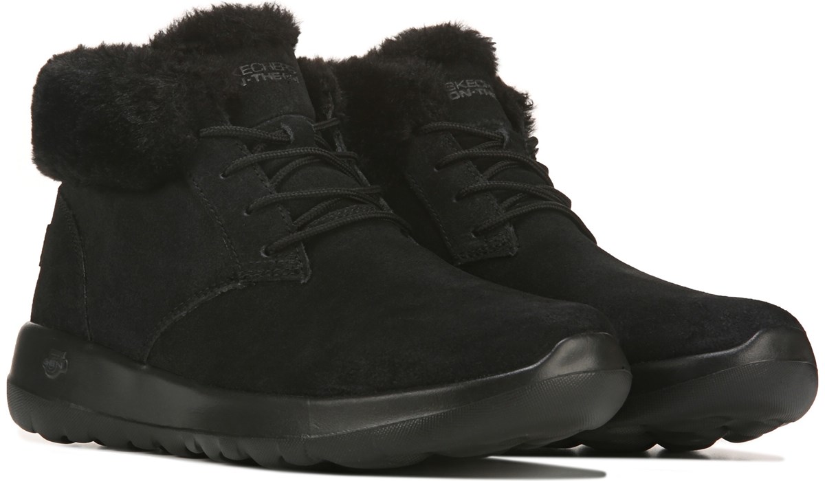 skechers on the go joy lush women's water resistant winter boots