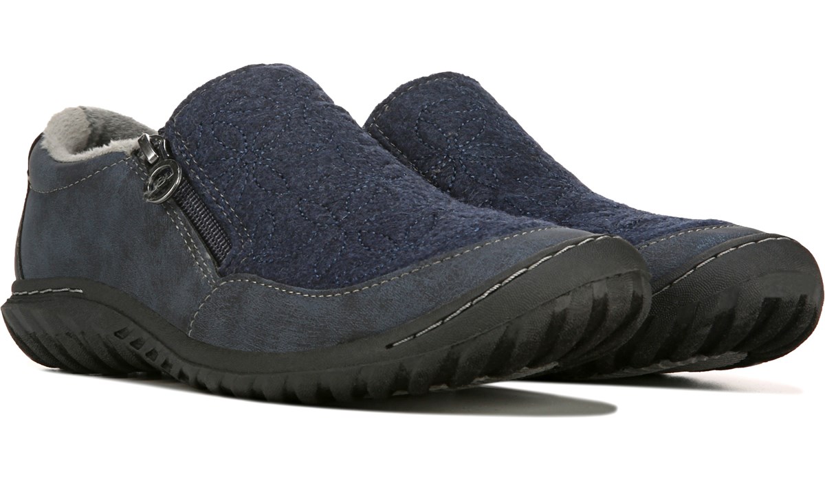 navy slip on tennis shoes