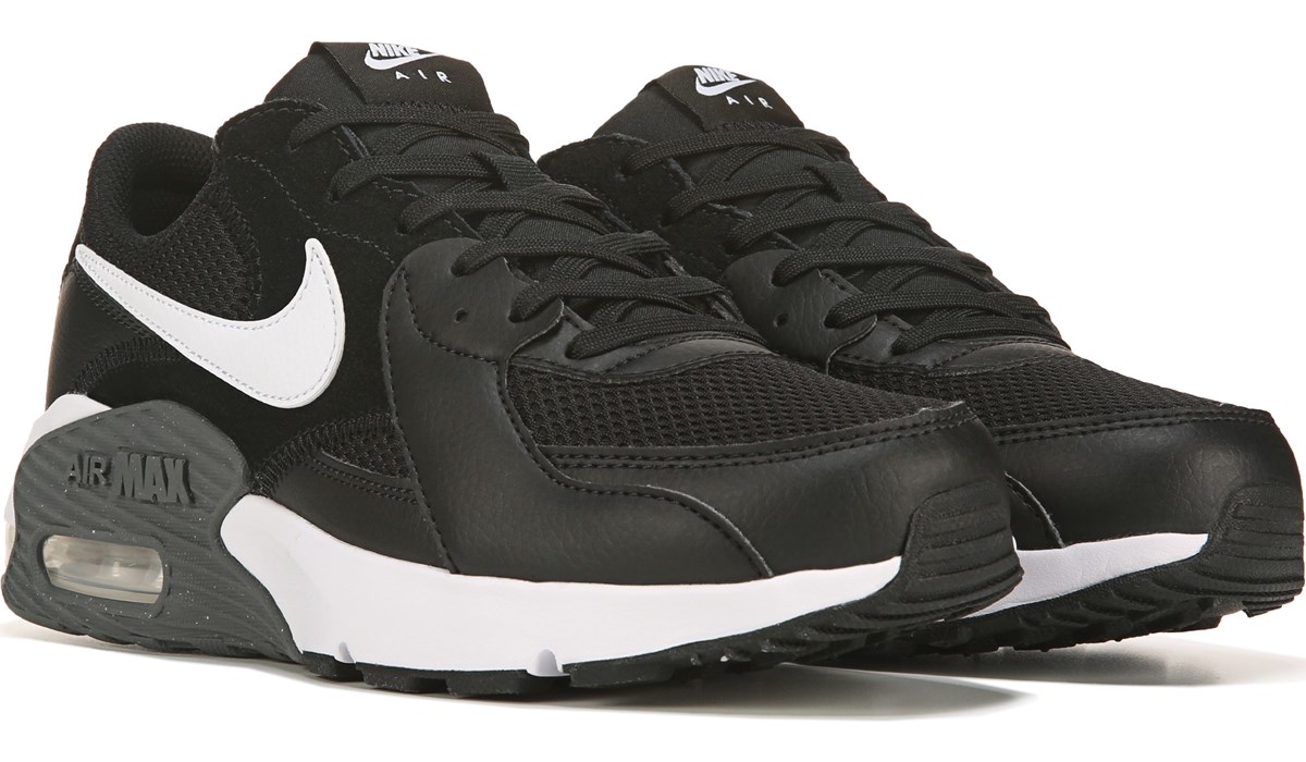 nike air max excee black and white