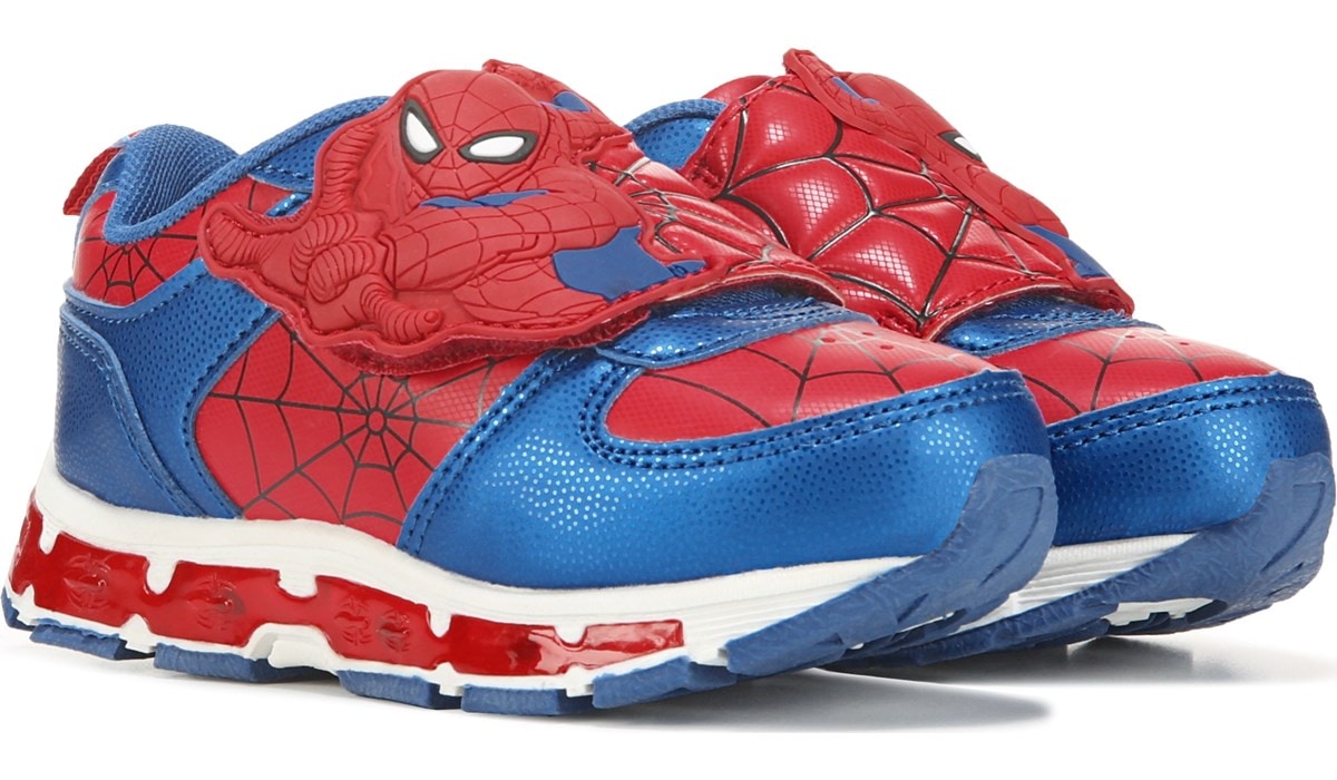 red spiderman shoes