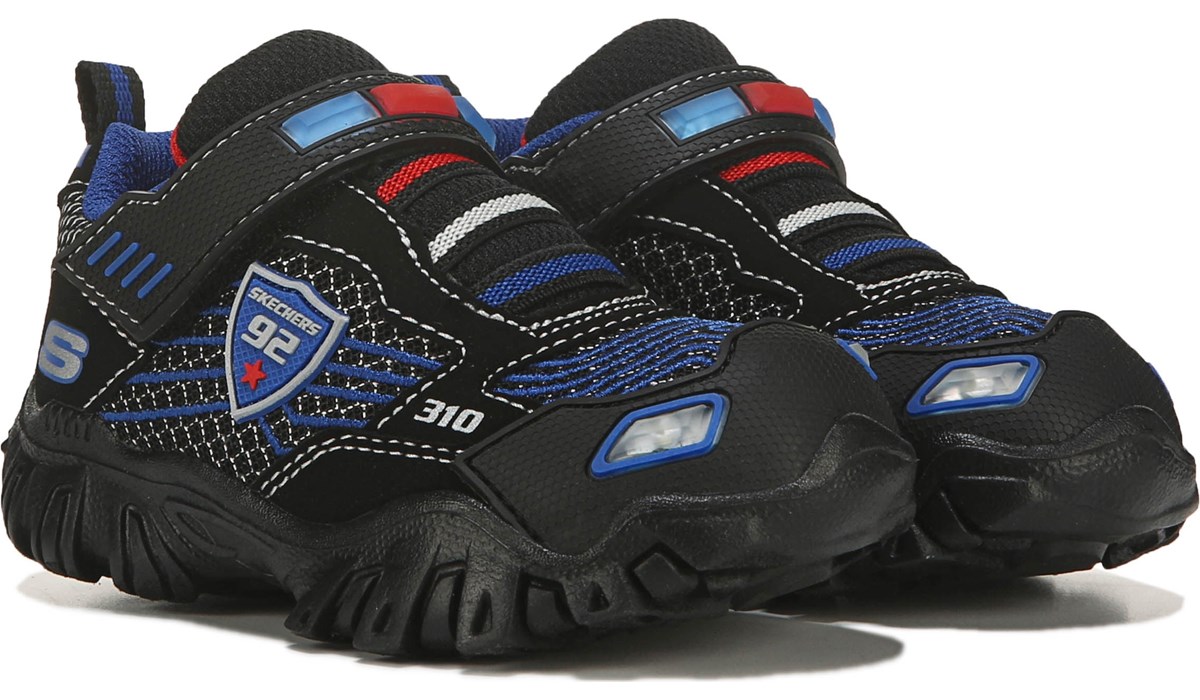 skechers black light up shoes