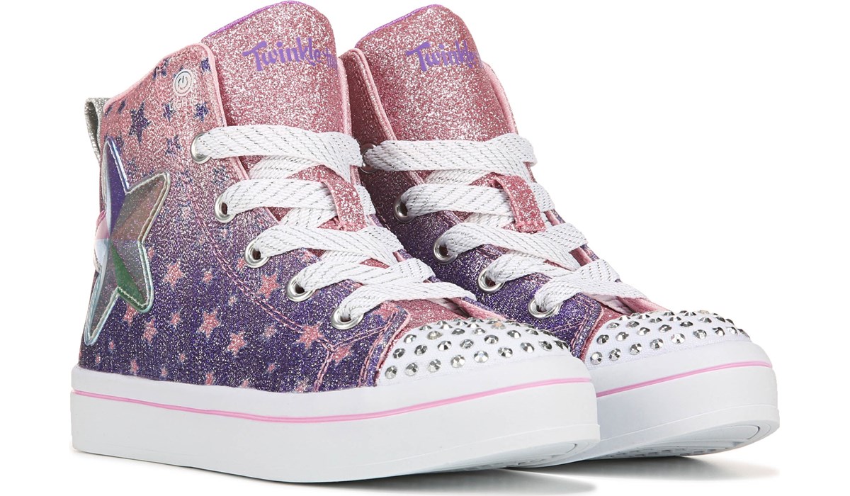 purple sneakers kids