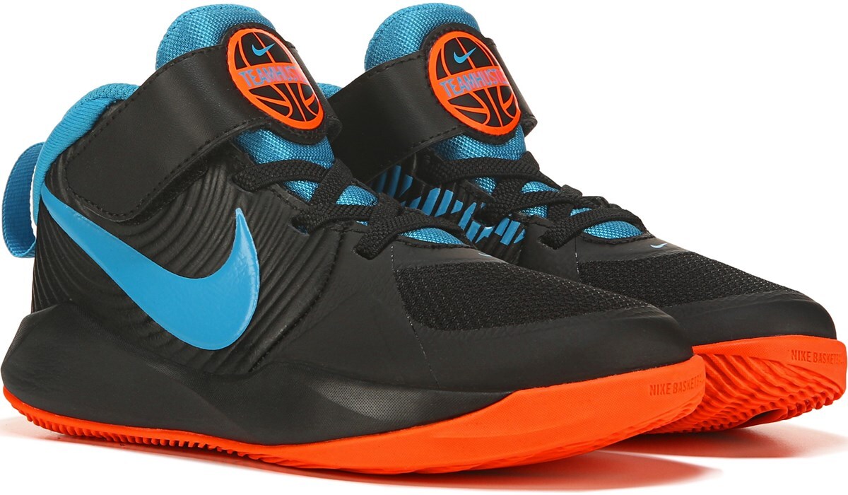 Nike Kids' Team Hustle D9 Basketball Shoe Little Kid Black