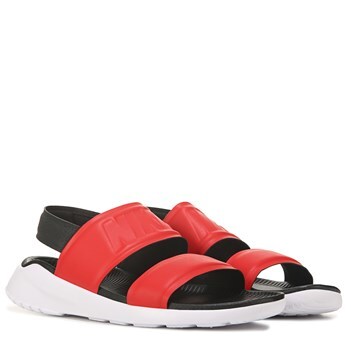 red nike tanjun shoes