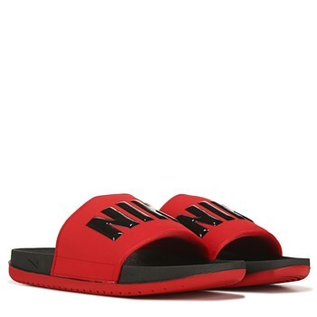 red nike offcourt slides