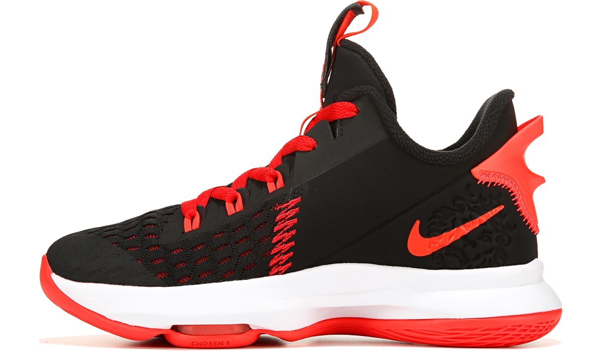 Nike Kids' Lebron Witness V Basketball Shoe Big Kid Black, Sneakers and