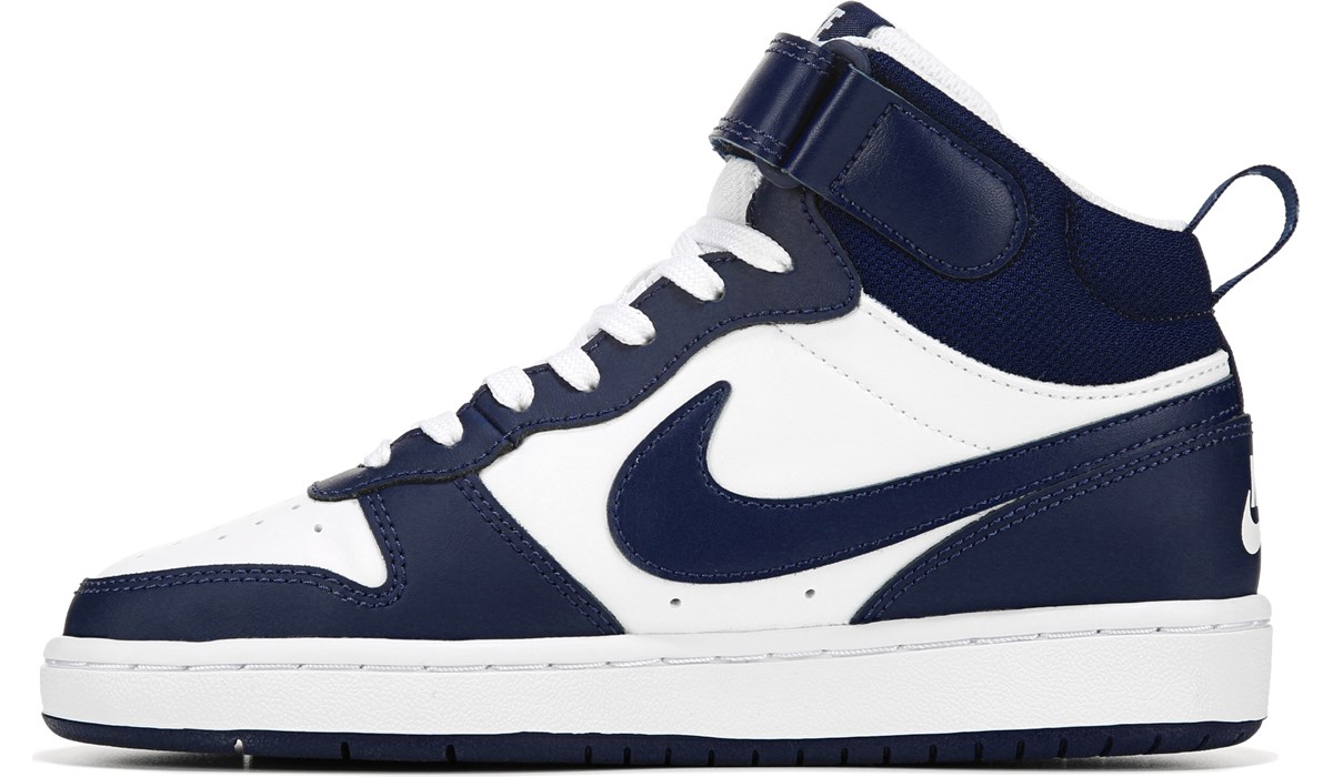 Nike Kids' Court Borough 2 High Top Sneaker Big Kid | Famous Footwear