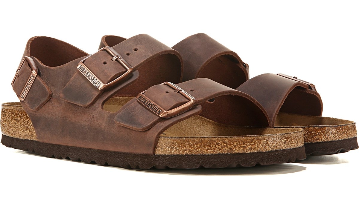 Men's Milano Sandal Brown, Sandals, Famous