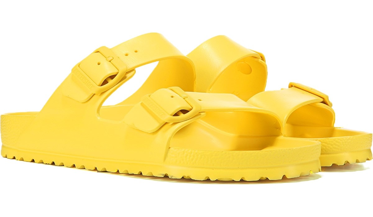 Birkenstock Men's Footbed Sandal Yellow, Famous Footwear