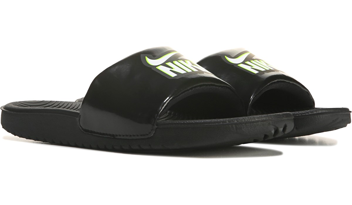 famous footwear slides nike