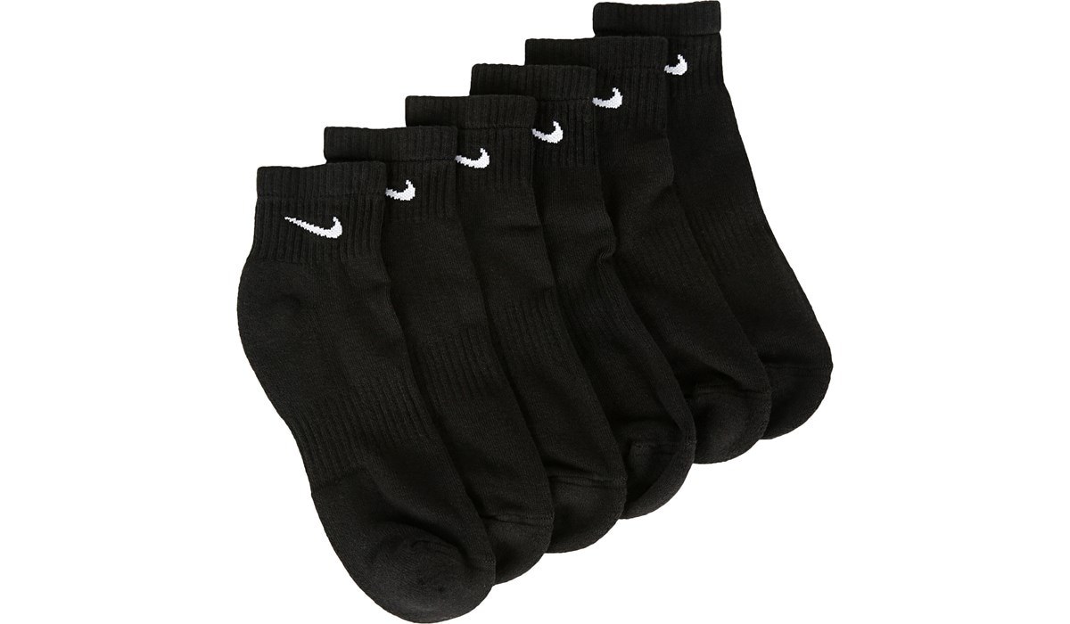 nike mens socks black