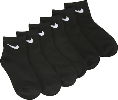 Kids' 6 Pack Youth X-Small Ankle Socks