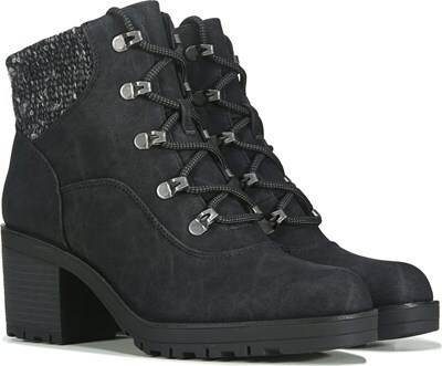black booties heel