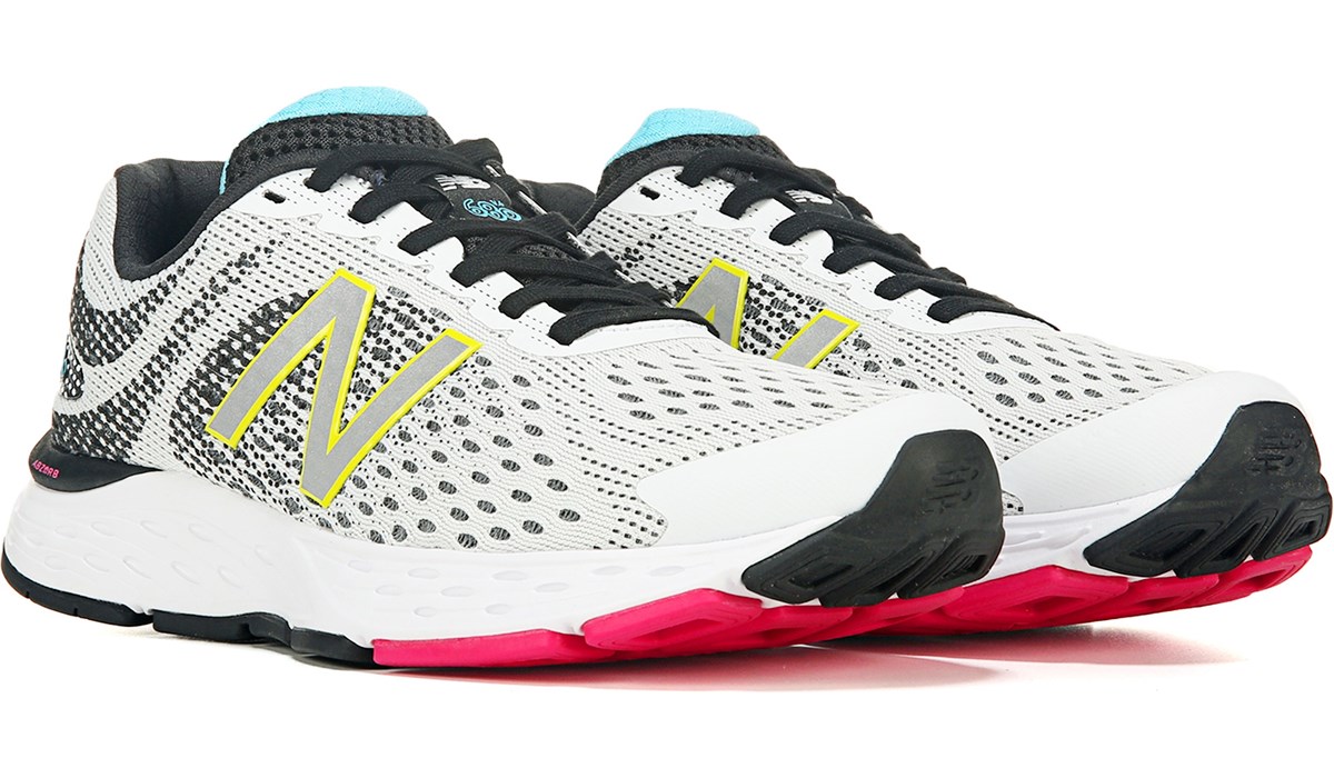 New Balance Women's 680 V6 Medium/Wide Running Shoe Pink, Sneakers ...