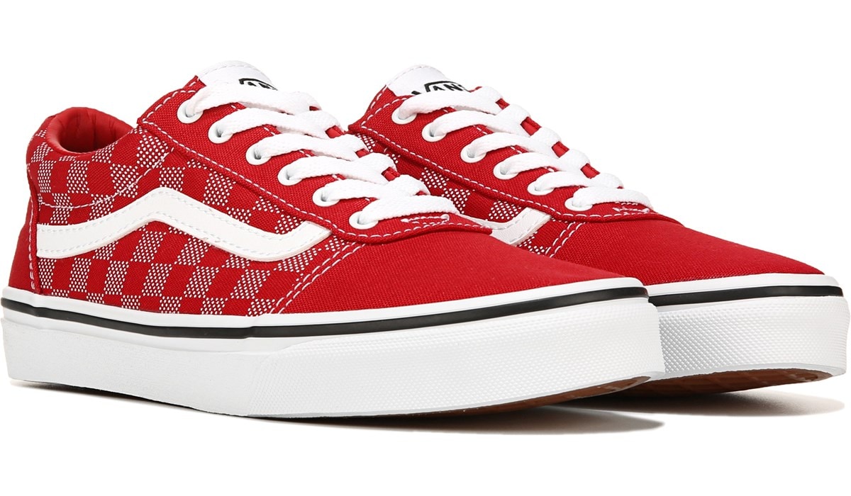 Vans Boys Ward Sneakers - Red - Size 13M
