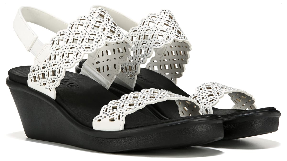 skechers rumbler wedge sandals