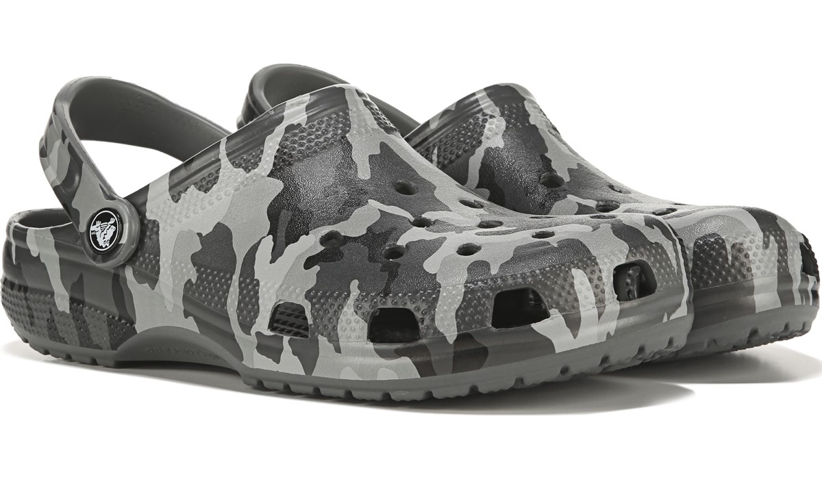 black camo crocs