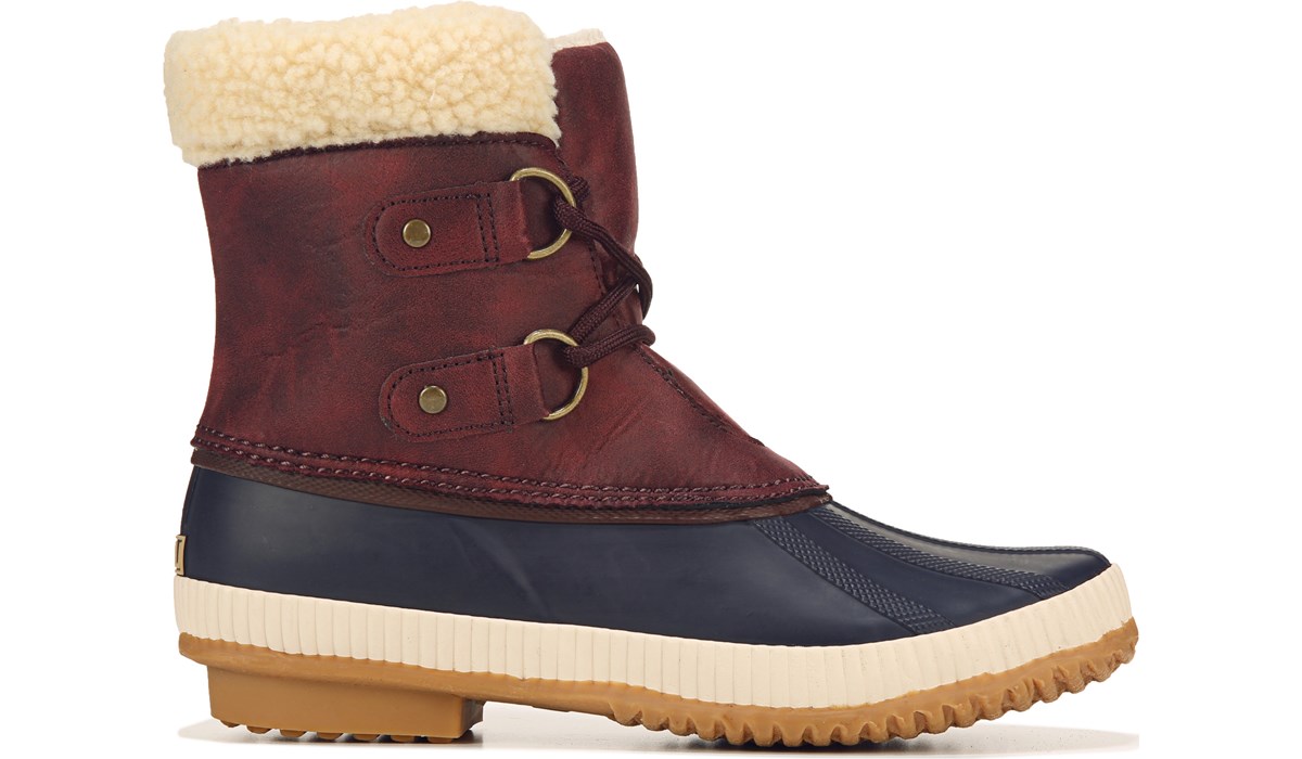 jbu by jambu cleveland waterproof faux shearling lined duck boot