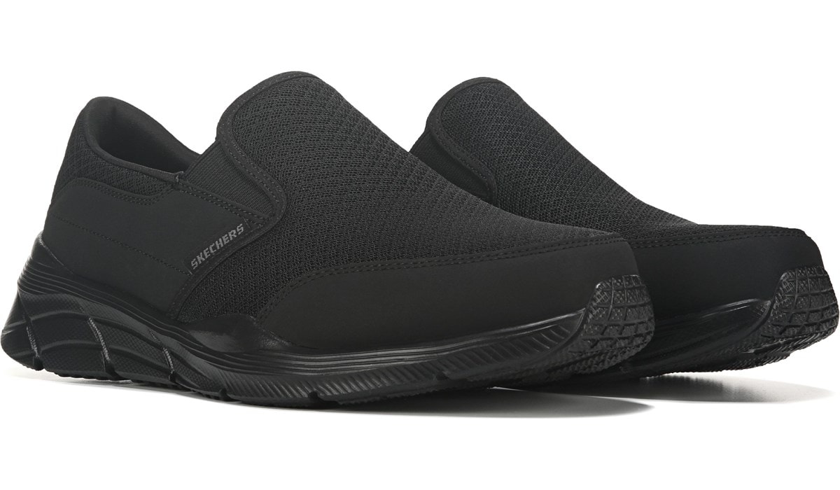 skechers black memory foam