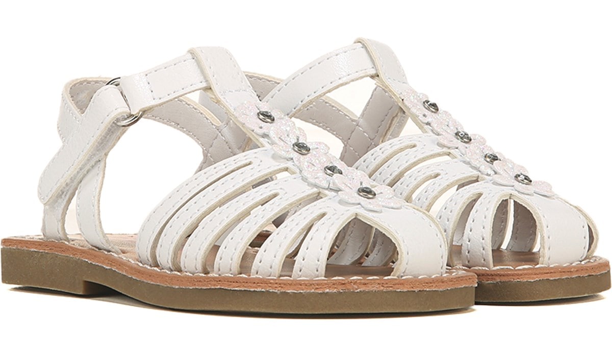 famous footwear white sandals